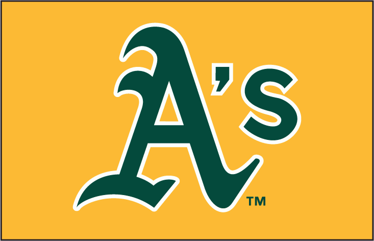 Oakland Athletics 2011-Pres Jersey Logo iron on transfers for fabric...